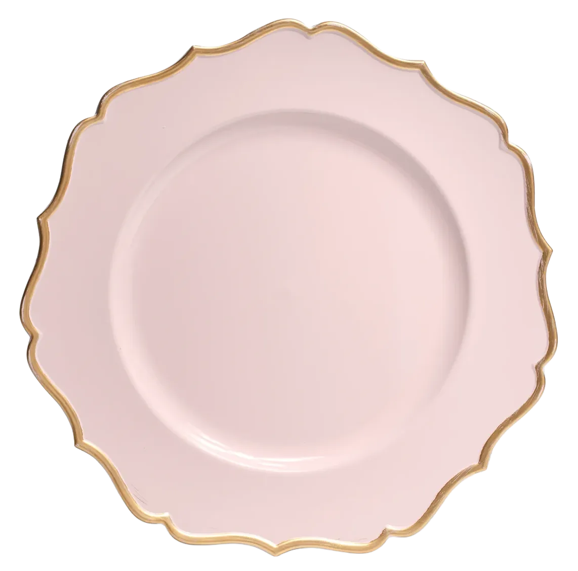 Bajo Plato - Rosa Filo Dorado